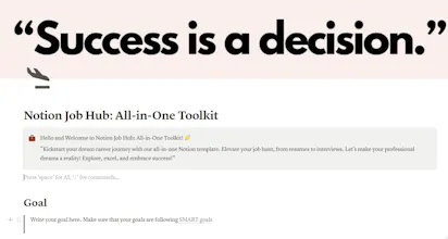 Notion Job Hub: All-in-One Toolkit gallery image