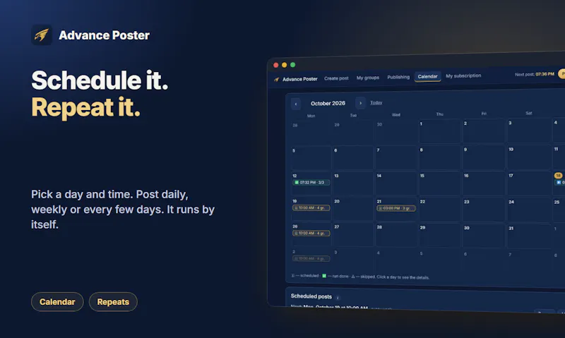 Advance Poster screenshot 5
