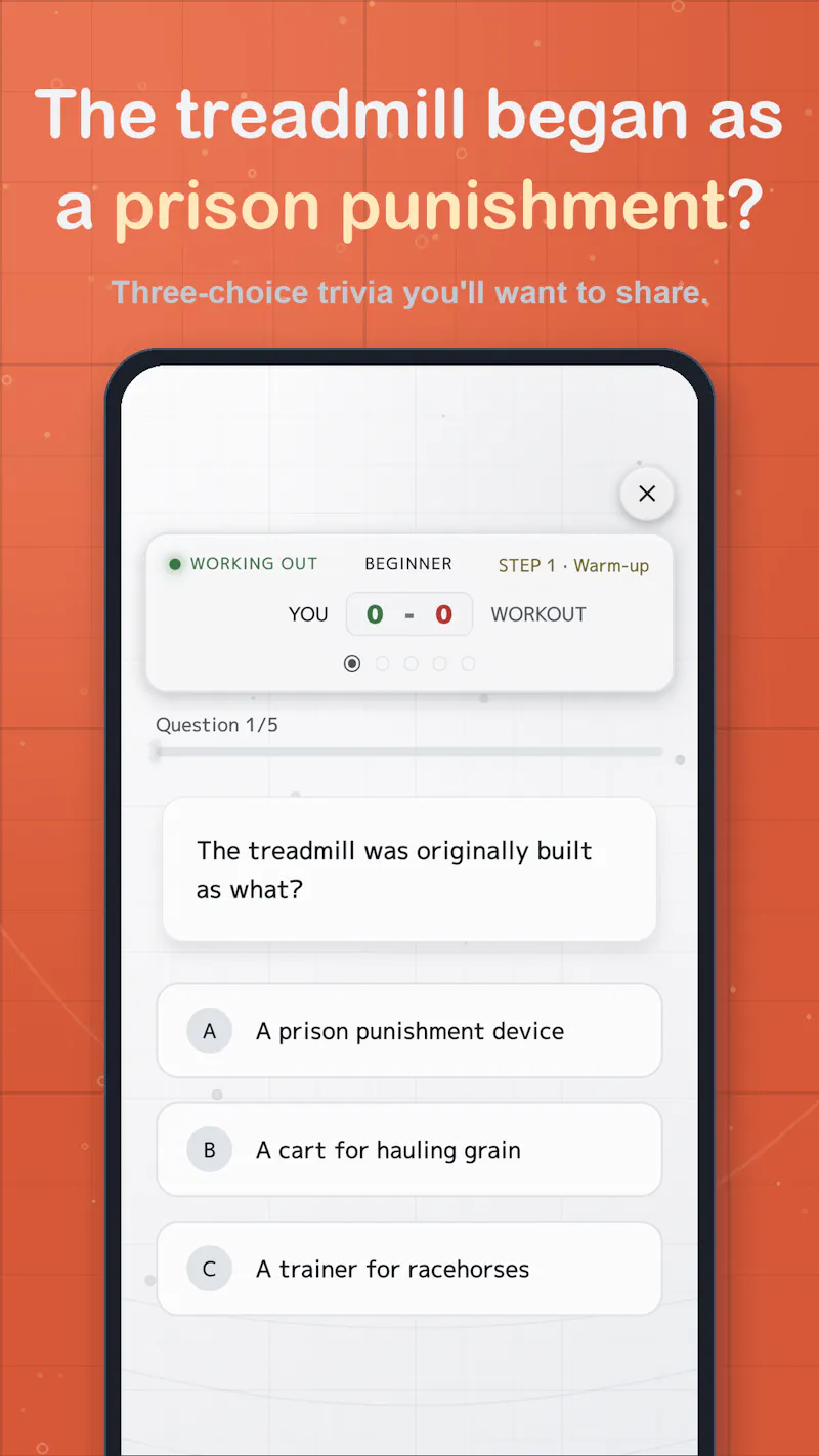 Workout Trivia Quiz screenshot 3