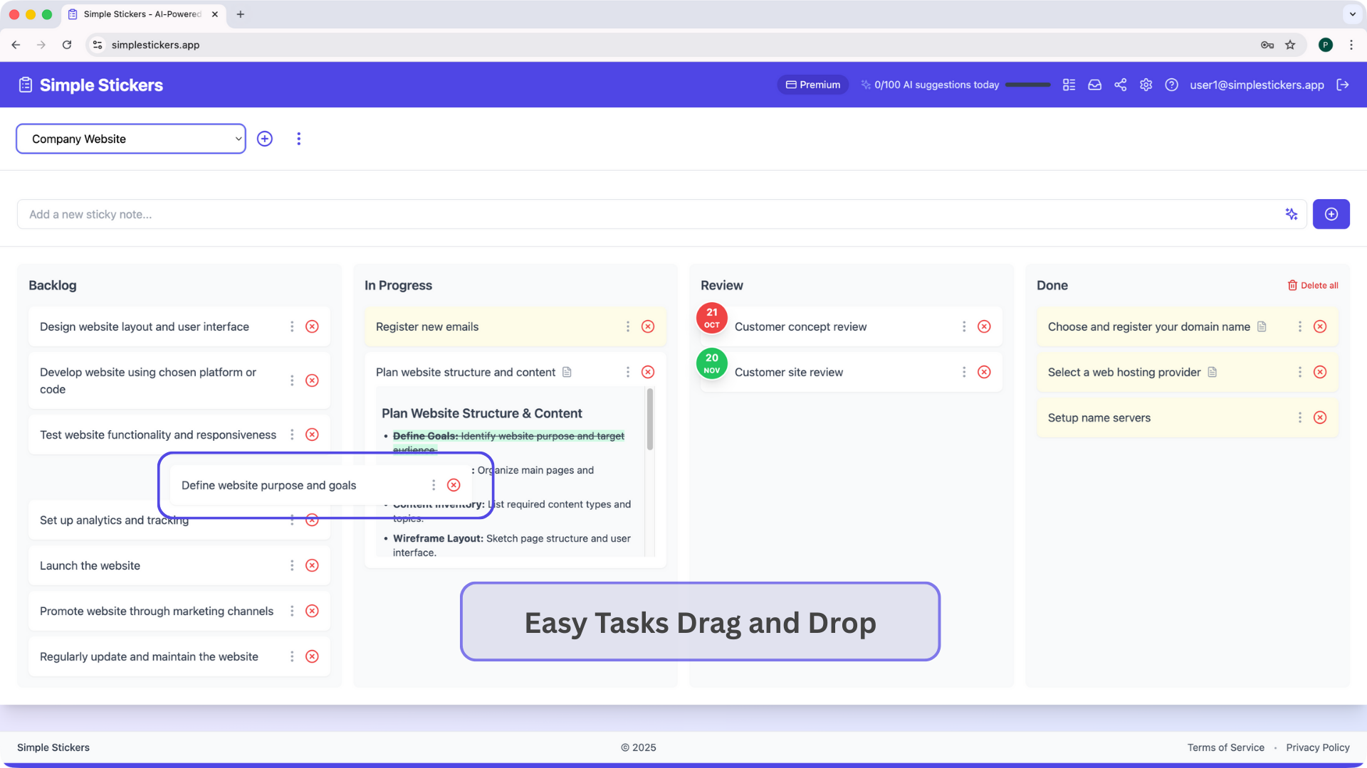 Simple Stickers - Screenshot 3 showing product features and functionality