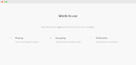 Personality.marketing gallery image