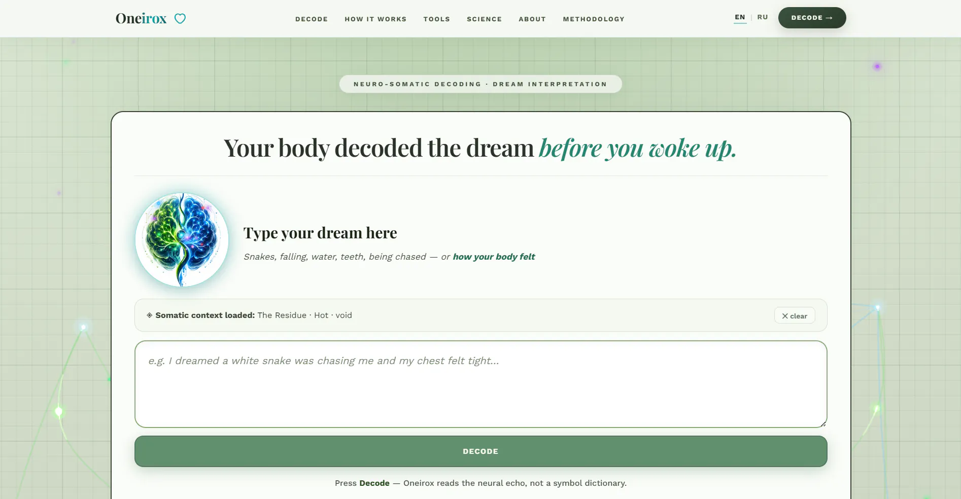 Oneirox Dream Decoder gallery image