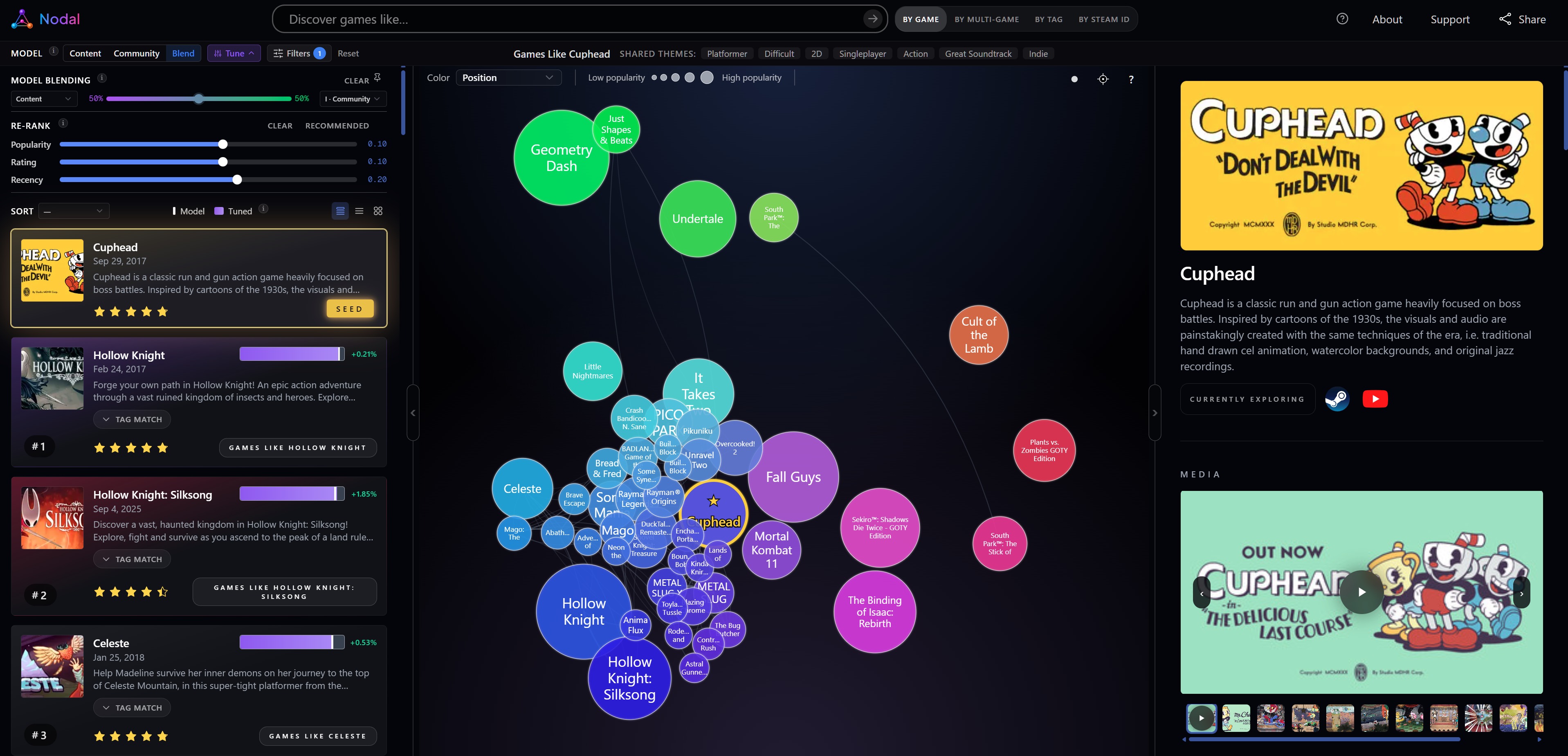 Nodal.gg - Main product screenshot demonstrating key features and user interface