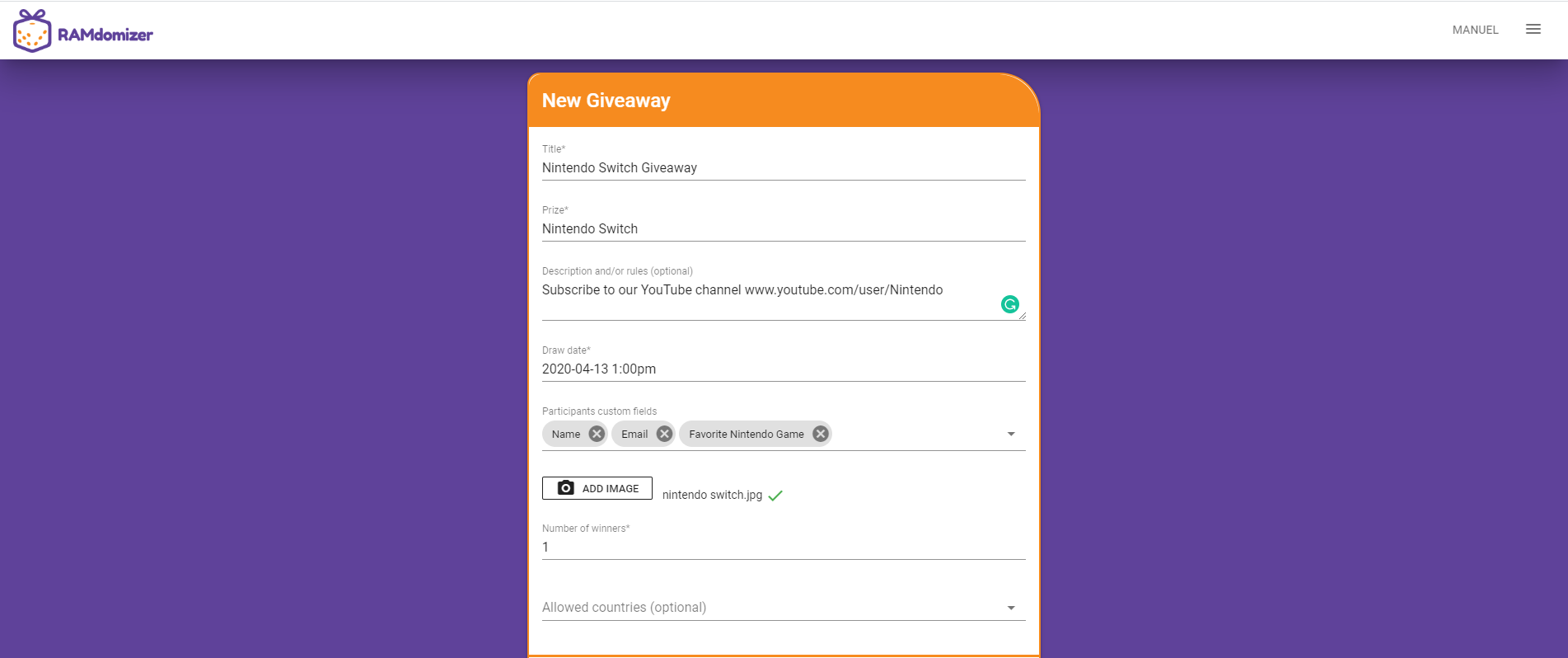 RAMdomizer gallery image