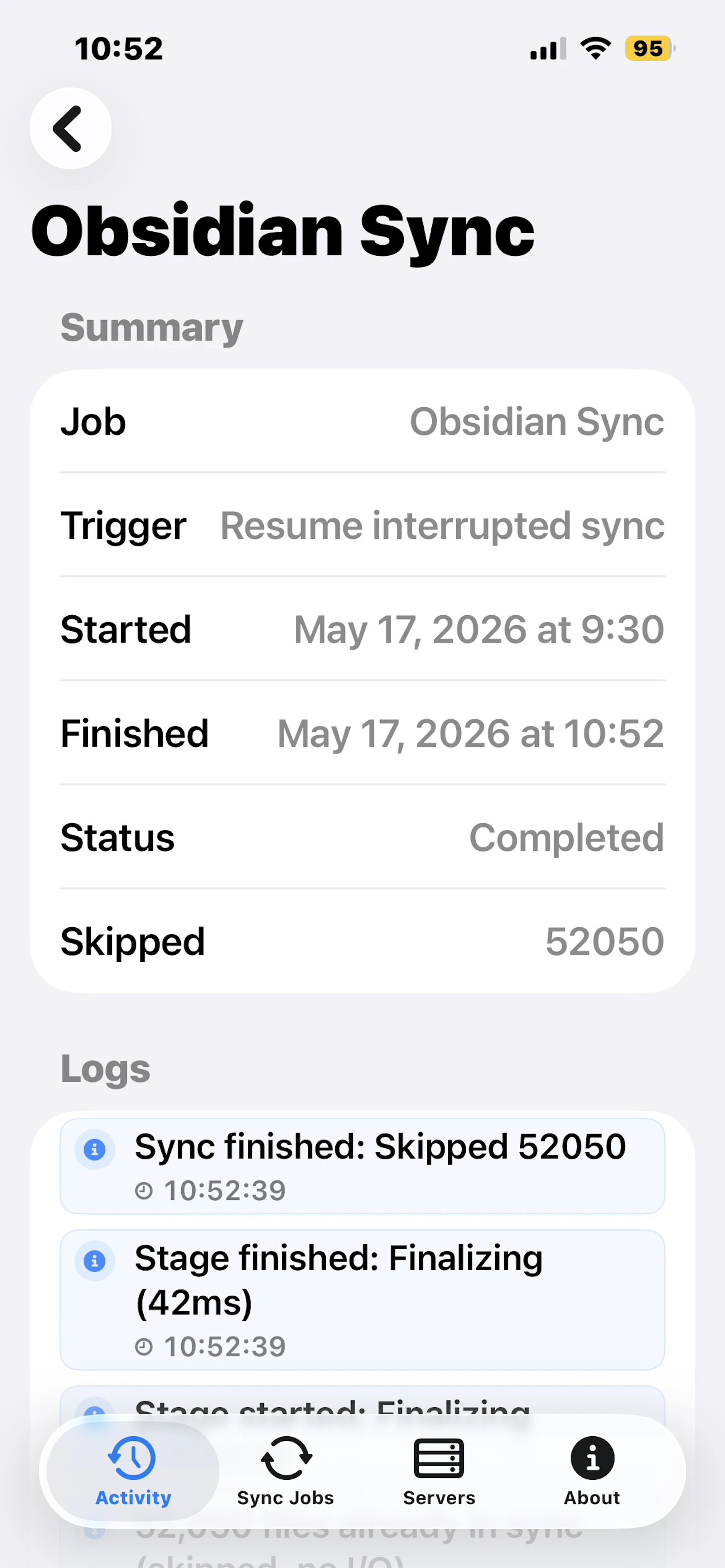 SynoSync screenshot 3