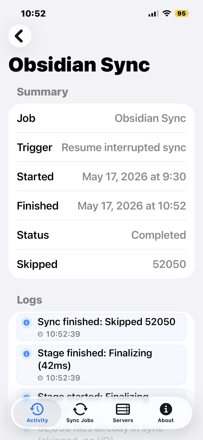 SynoSync screenshot 3