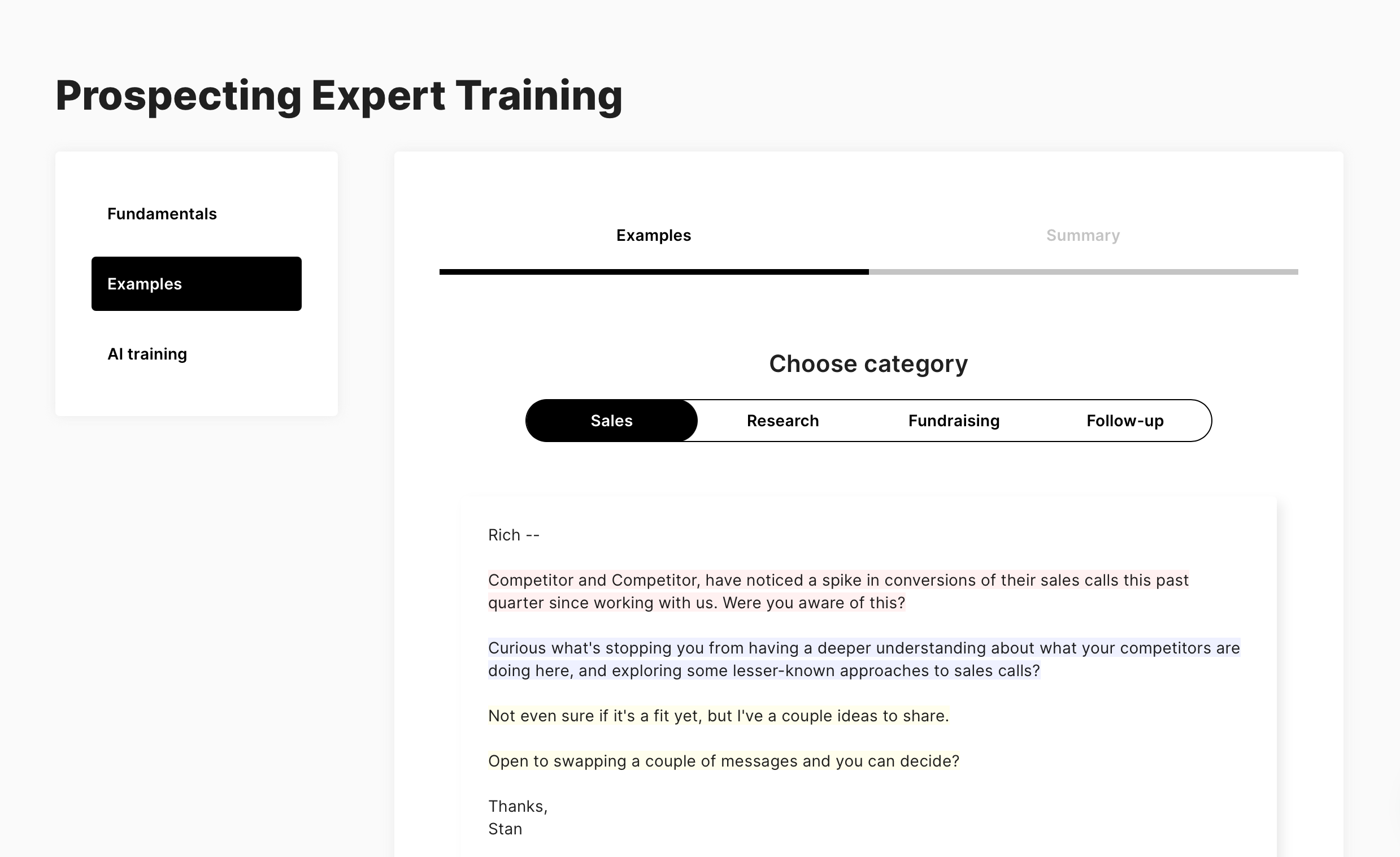 Prospecting Training gallery image