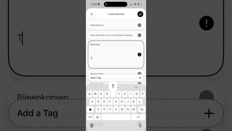 Memory Tags screenshot 1 (video preview)