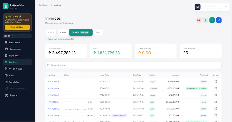 LeapInvoice — Invoicing as it should be screenshot 3