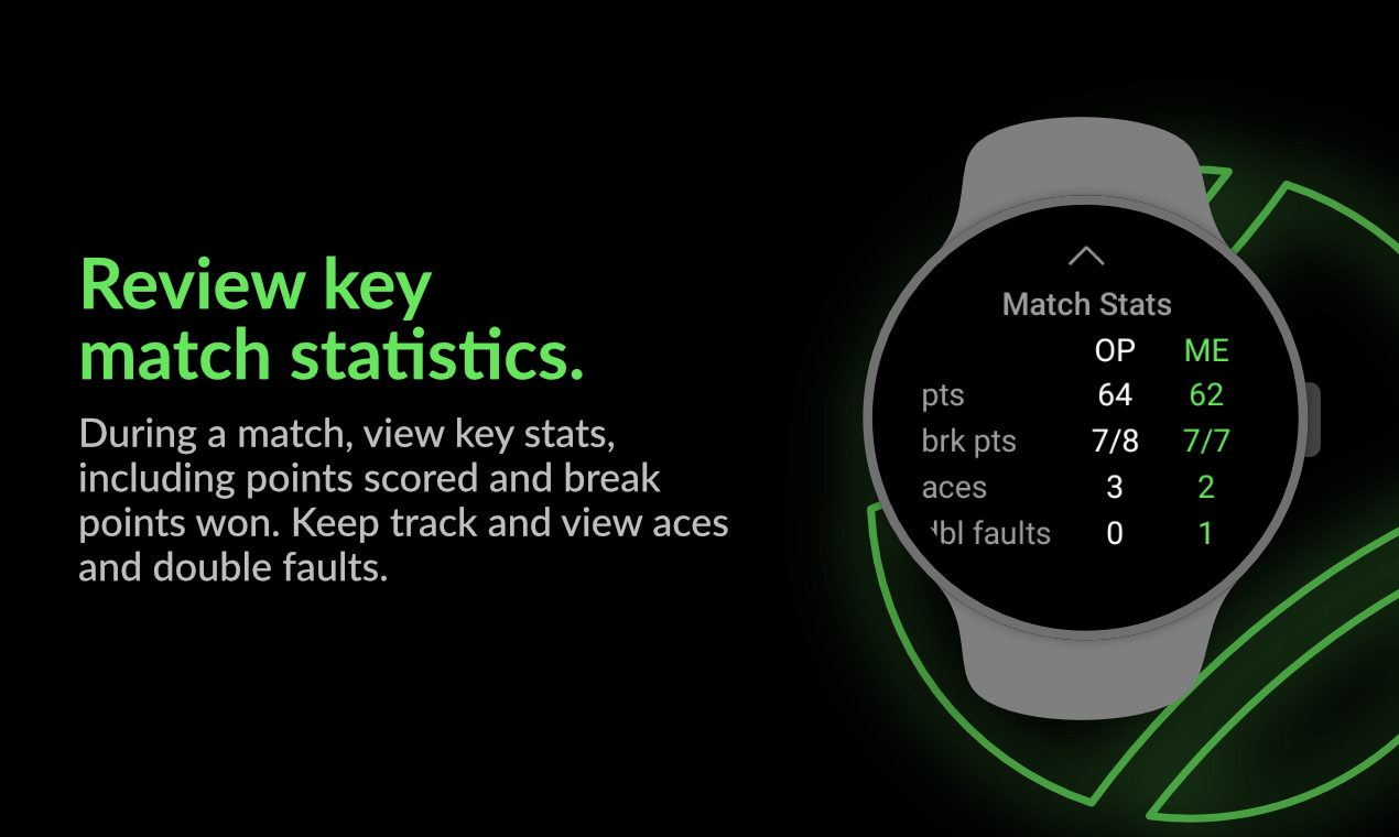 Tennistrkr para Wear OS media 5