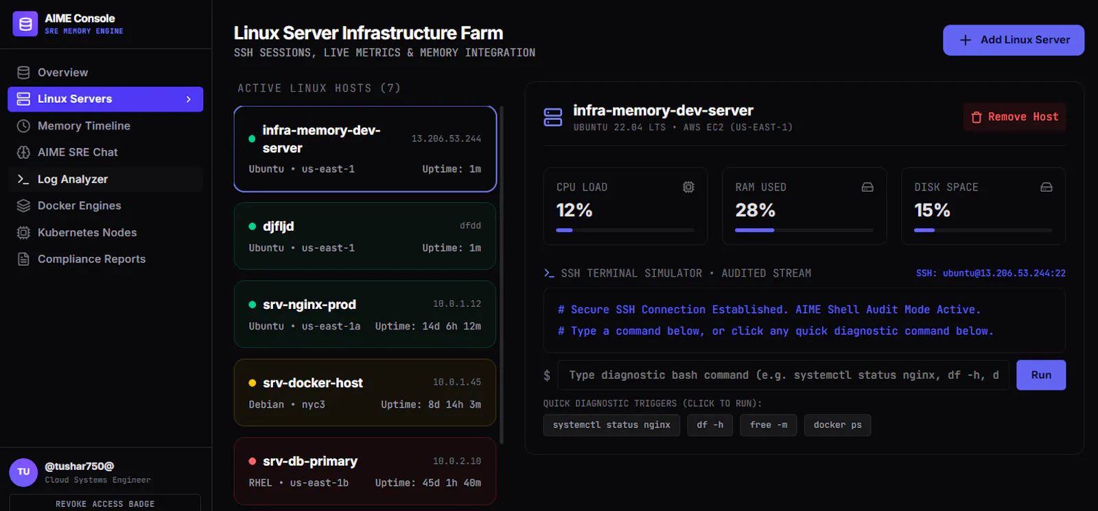 AI Infrastructure Memory screenshot 2