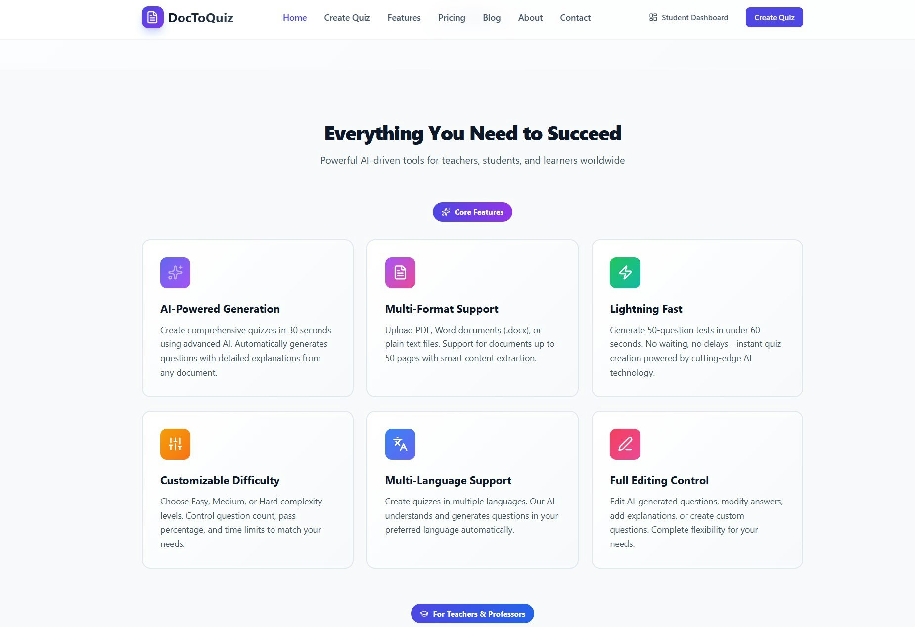 DocToQuiz gallery image