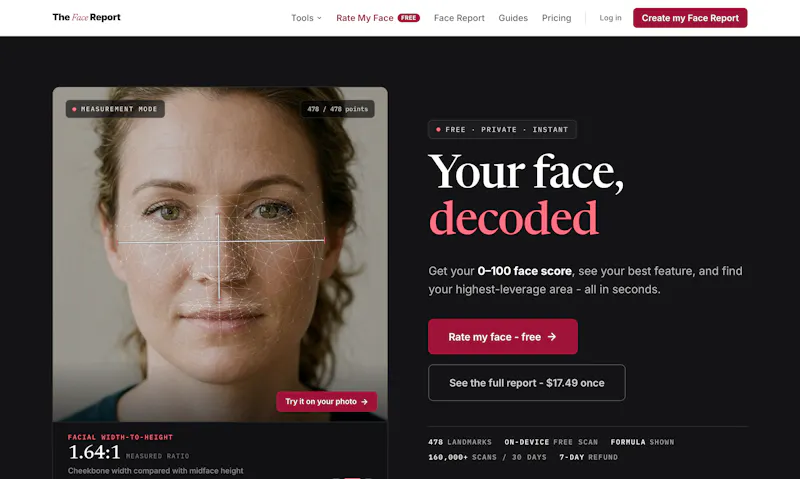 The Face Report screenshot 1
