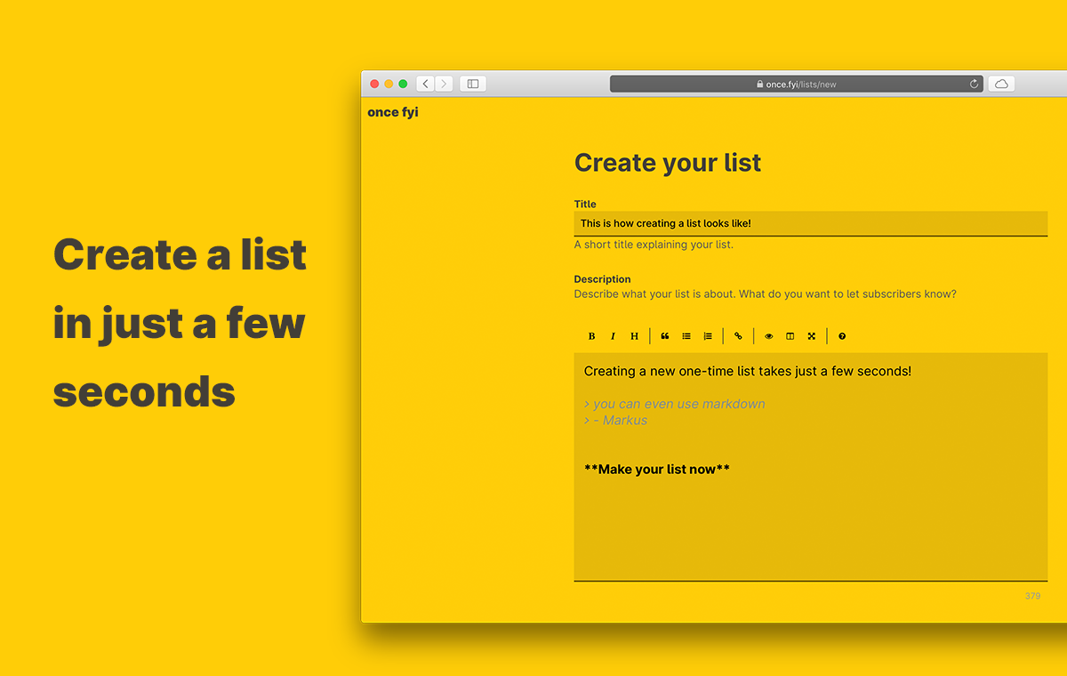 once fyi gallery image