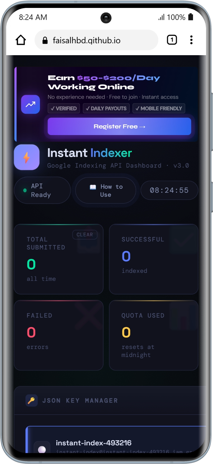 Instant Indexer gallery image