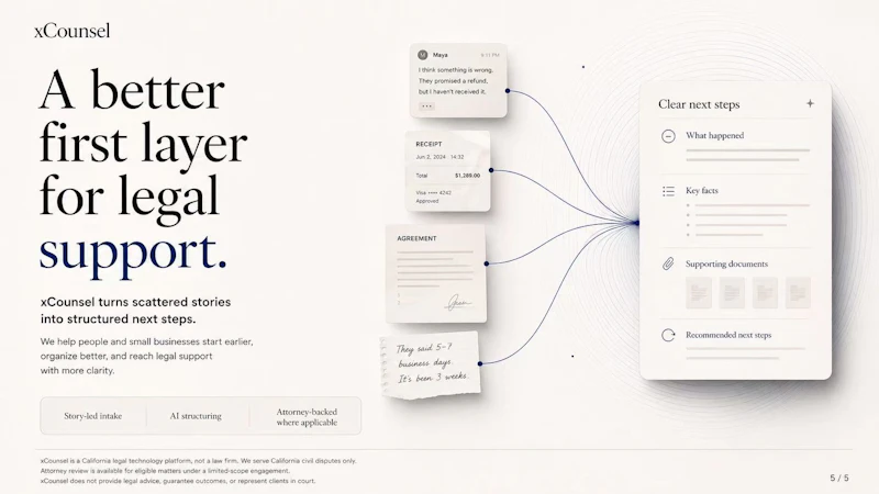 xCounsel — Lawyer-Ready Summary Builder screenshot 4