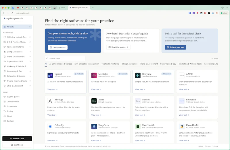 Mytherapist Tools screenshot 1