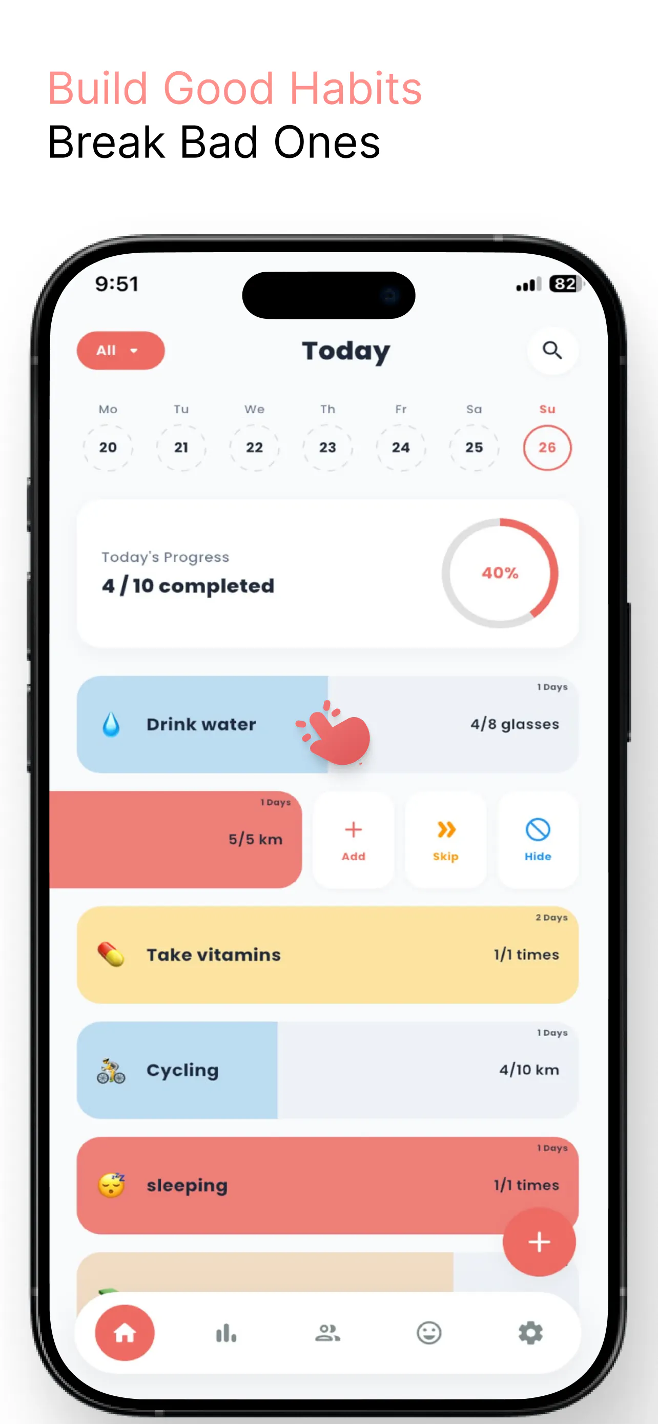 Offline Habit Tracker: Daily