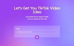 TikTok Video Ideas Written by AI media 3