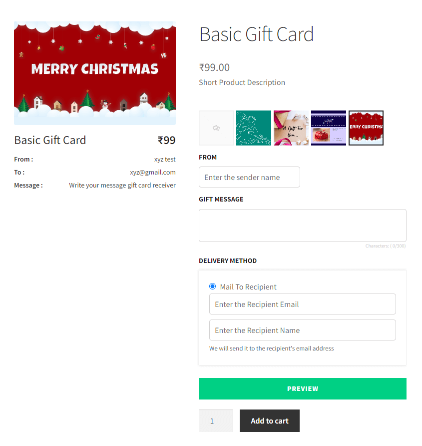 Media Kad Hadiah untuk Plugin WooCommerce Pro - Gifting Made Fun: Kad Woocommerce yang diperibadikan. 5
