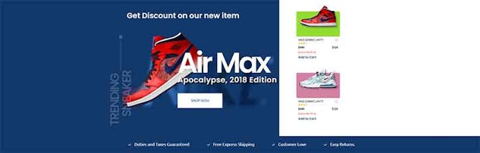 Open-Source eCommerce Template gallery image