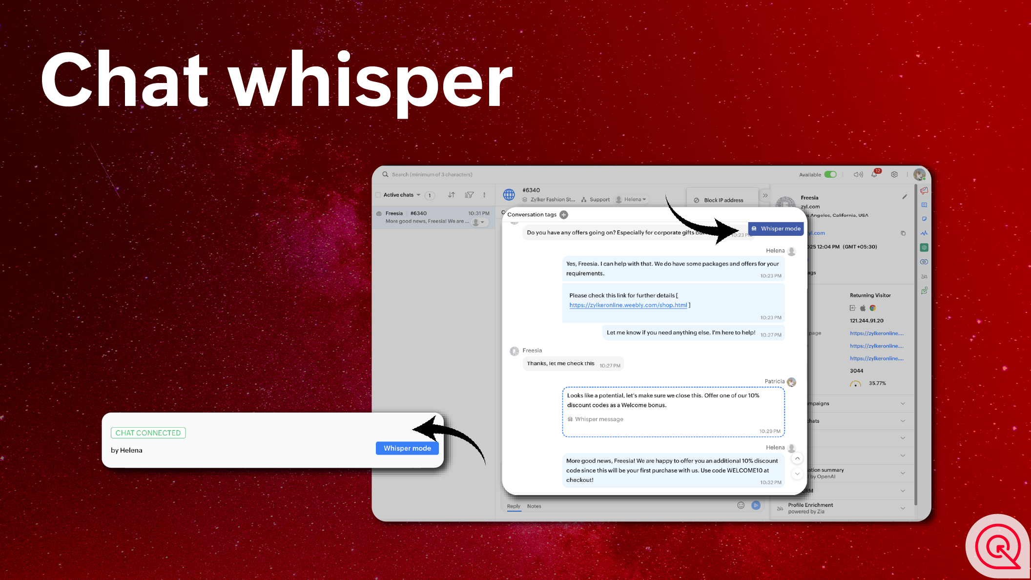 Zoho SalesIQ Nova '25 gallery image