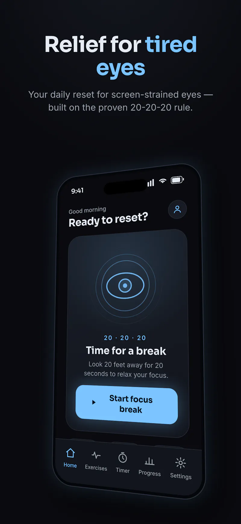 EyeReset screenshot 2