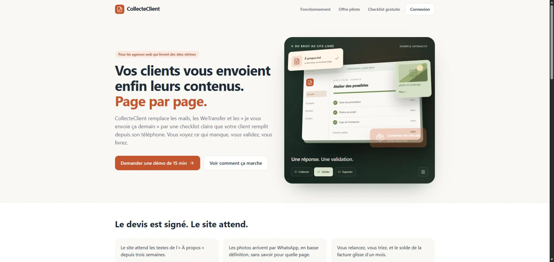 CollecteClient gallery image