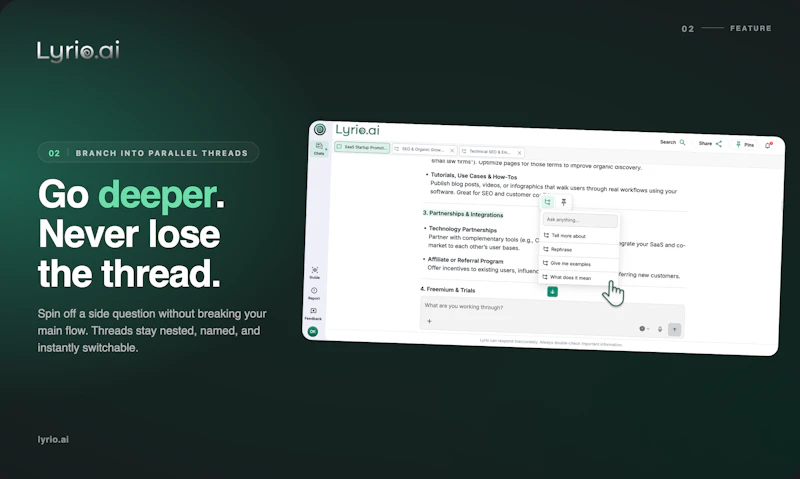 Lyrio AI Workspace screenshot 4