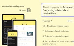 Notion Invoice Dashboard FREE 2 Version media 3