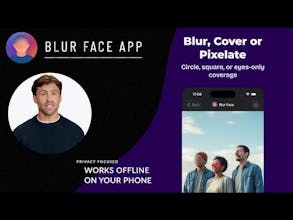 Blur Face - photo & video - iOS, Android gallery image