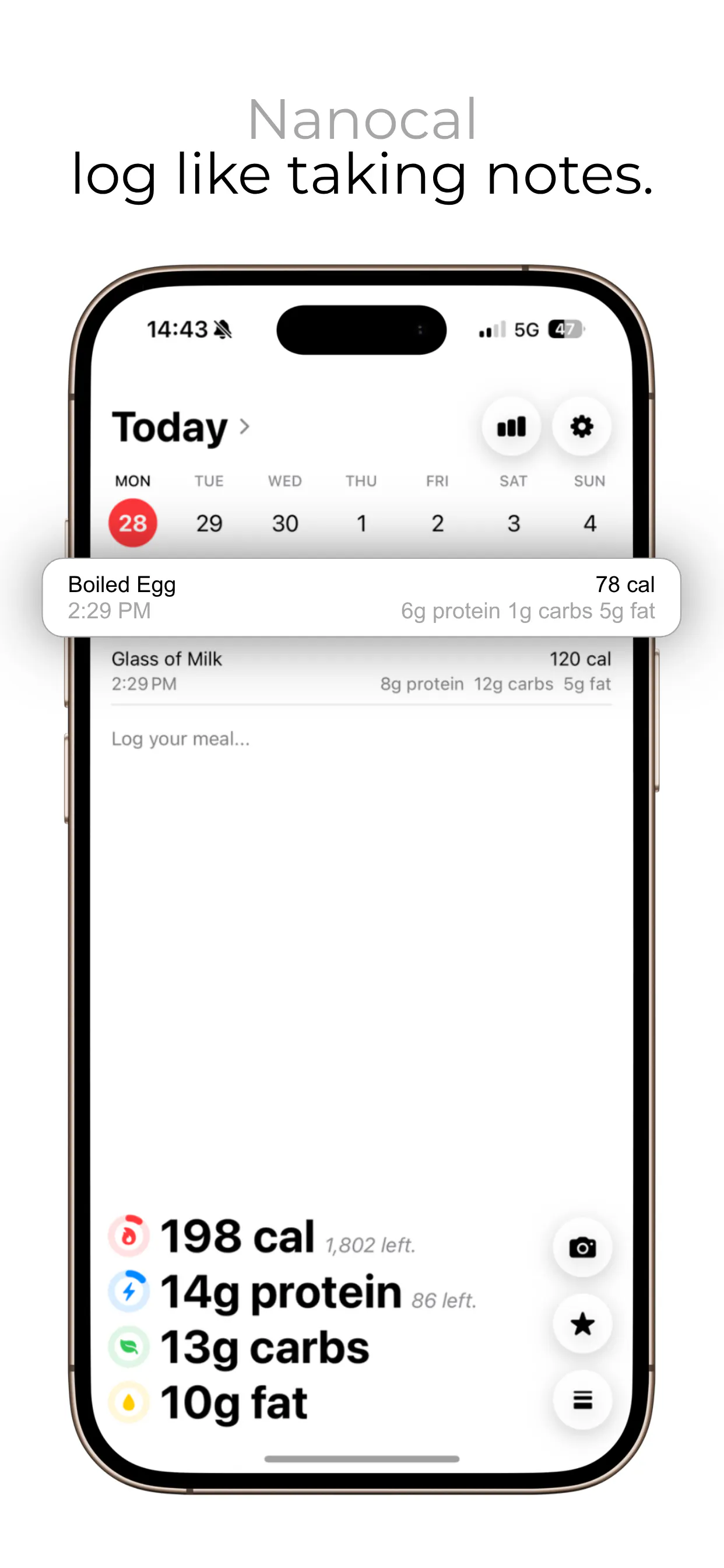 Nanocal: AI Calorie Tracker gallery image