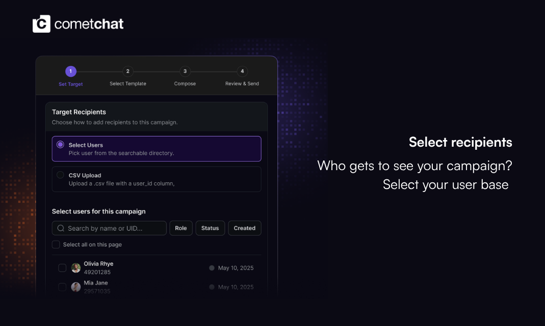 CometChat Campaigns gallery image