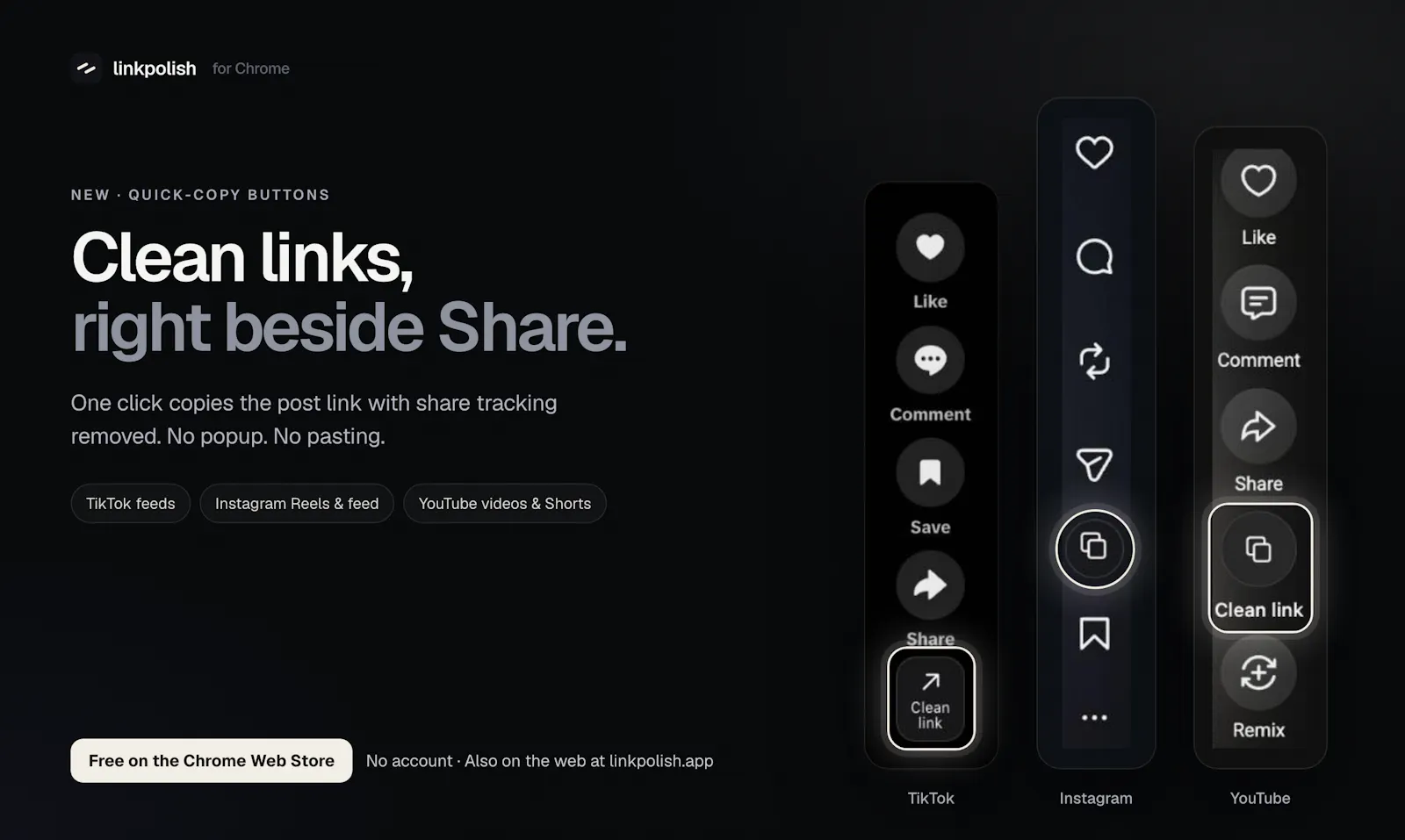 Linkpolish screenshot 1