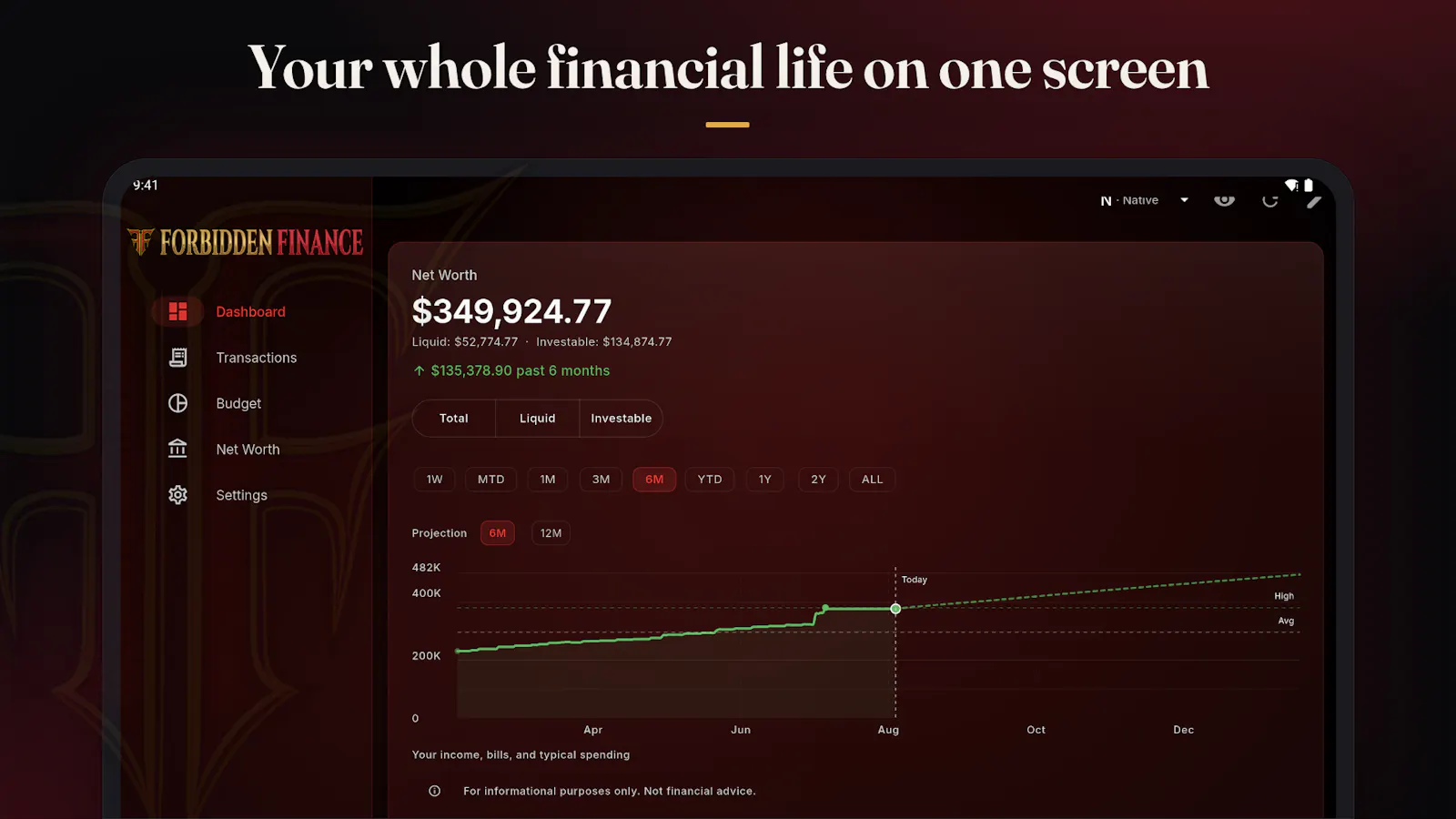 Forbidden Finance screenshot 1