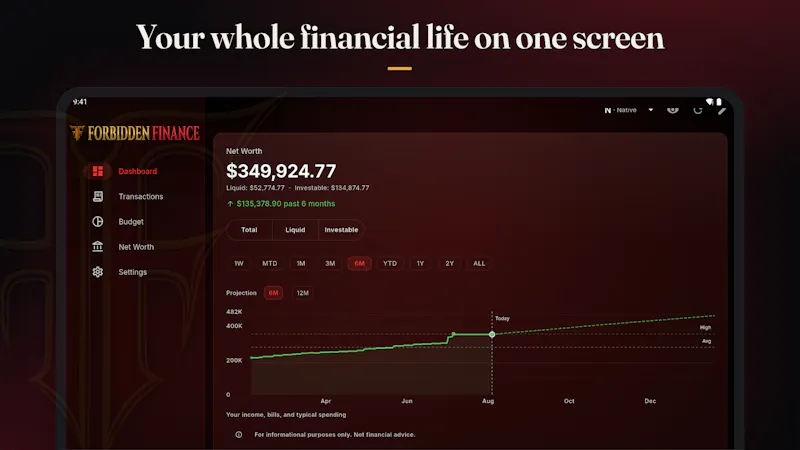 Forbidden Finance screenshot 1