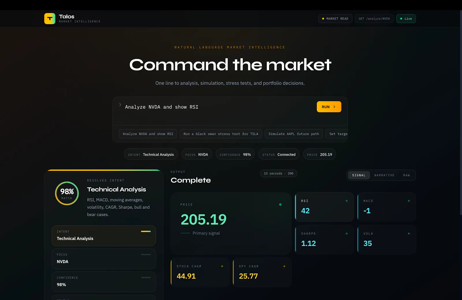 Talos Command Layer screenshot 2