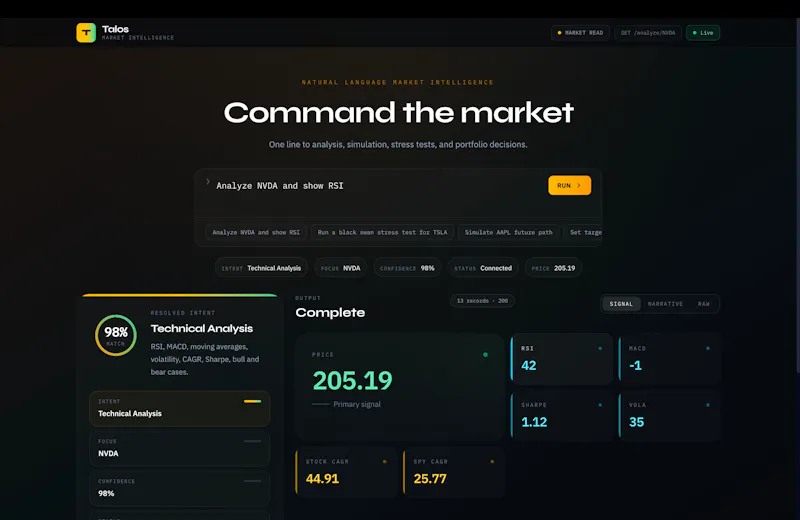 Talos Command Layer screenshot 2