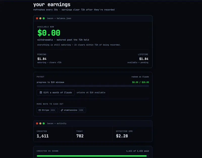 Bacon screenshot 3