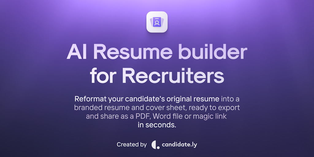 AI Resume Builder for Recruiters