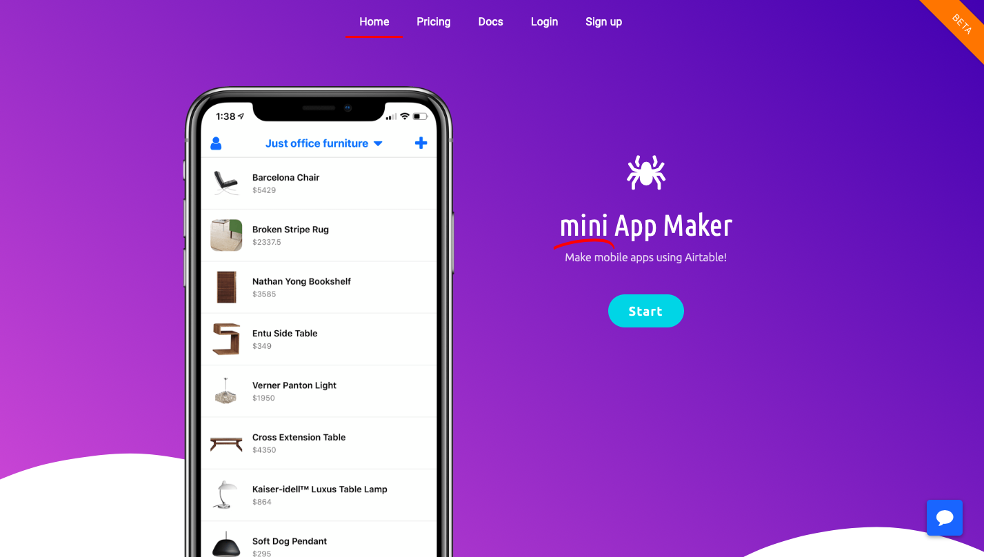 miniAppMaker gallery image