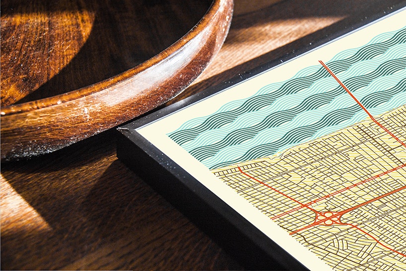 City Map Retro Posters Image