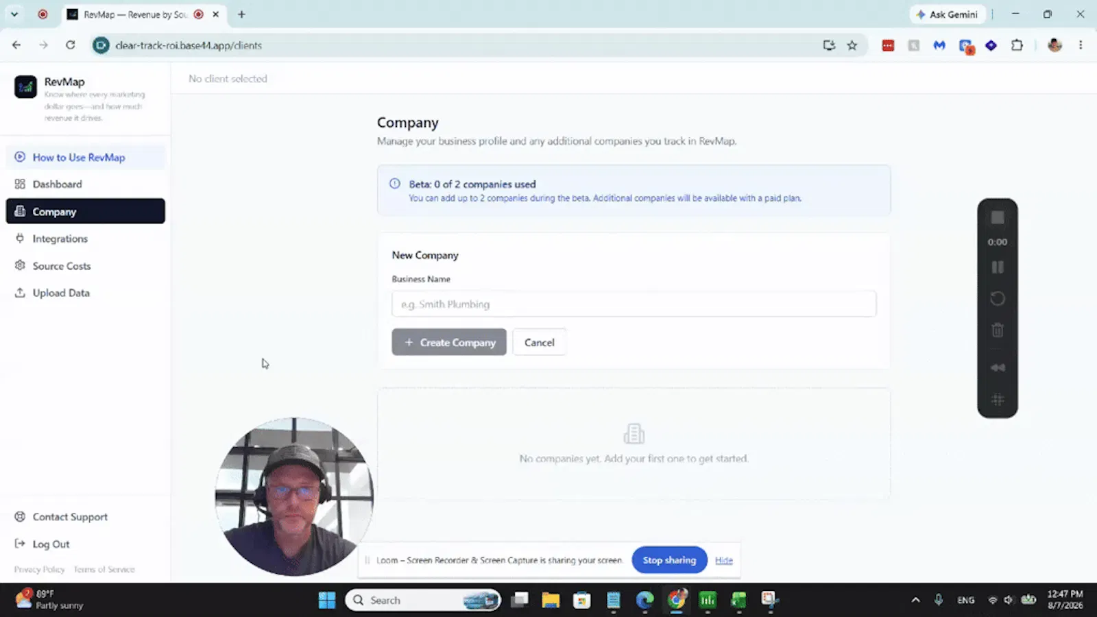 RevMap screenshot 1 (video preview)