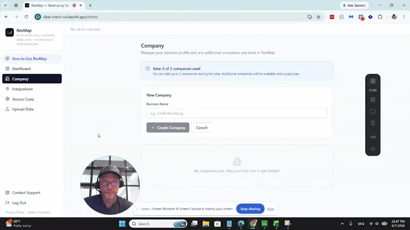 RevMap screenshot 1 (video preview)