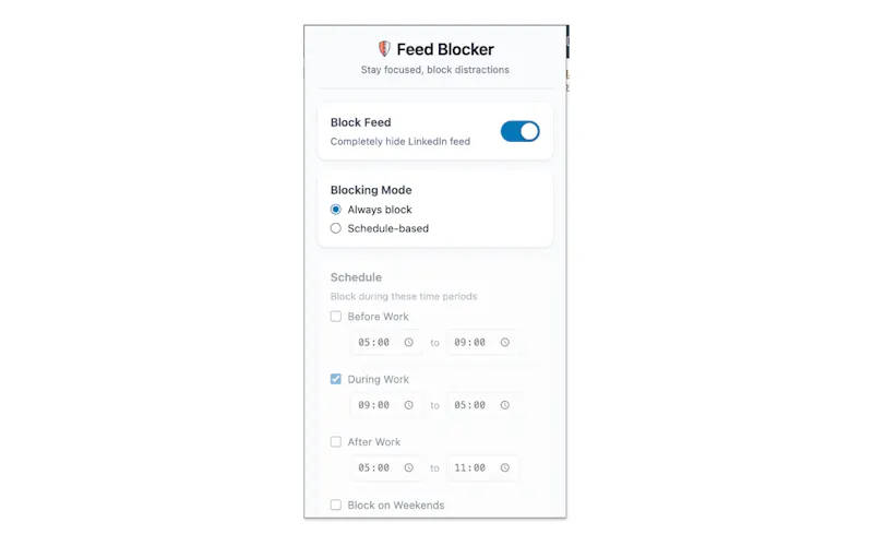LinkedIn Focus screenshot 4