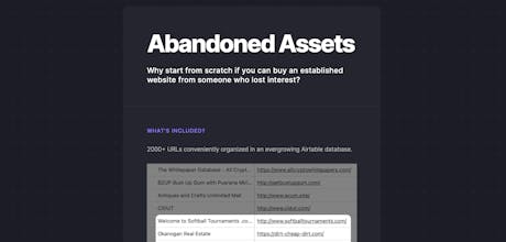 Abandoned Assets gallery image