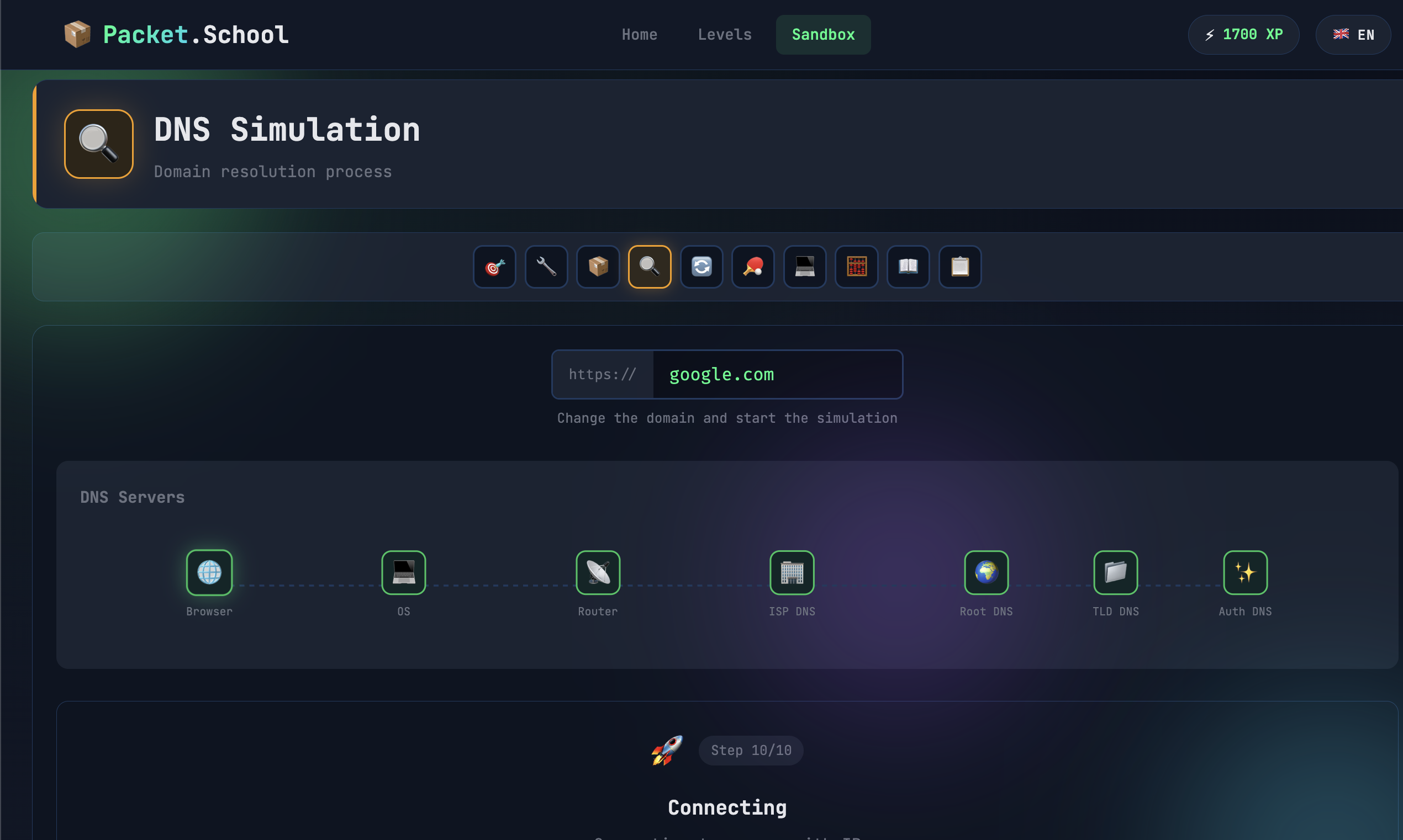 Packet.School - Screenshot 4 showing product features and functionality