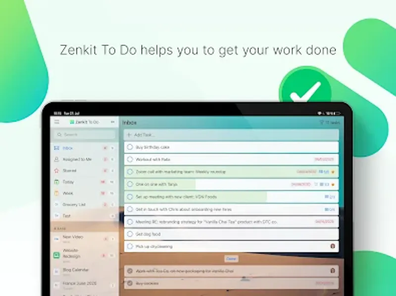 Zenkit To Do screenshot 1