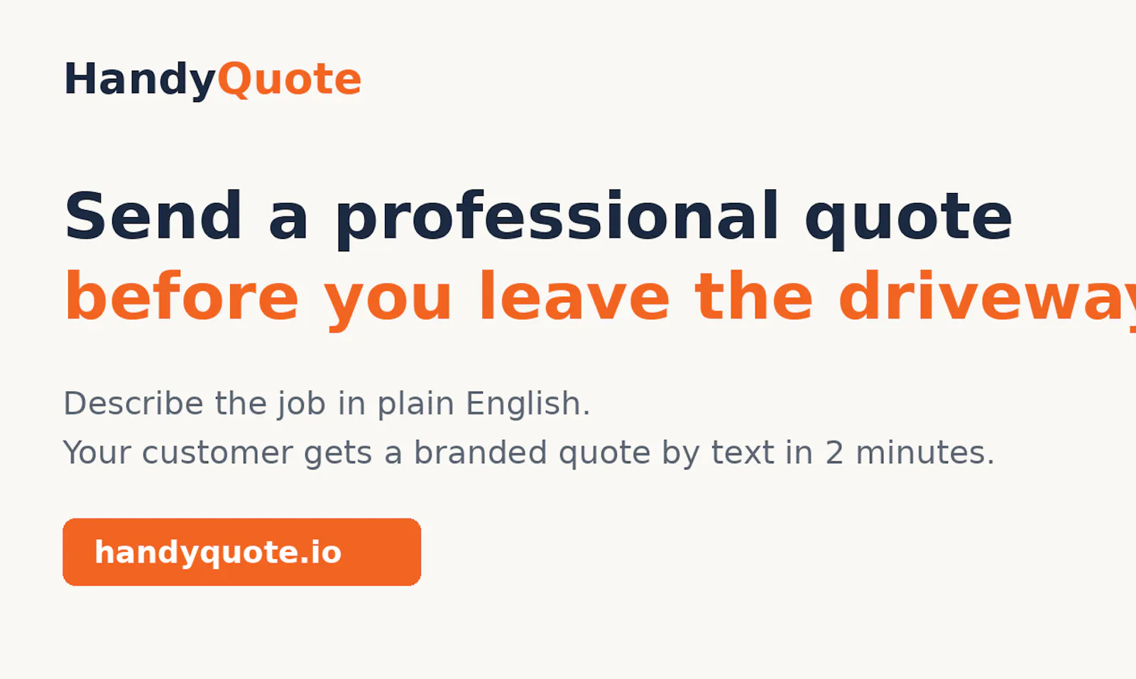 HandyQuote screenshot 1