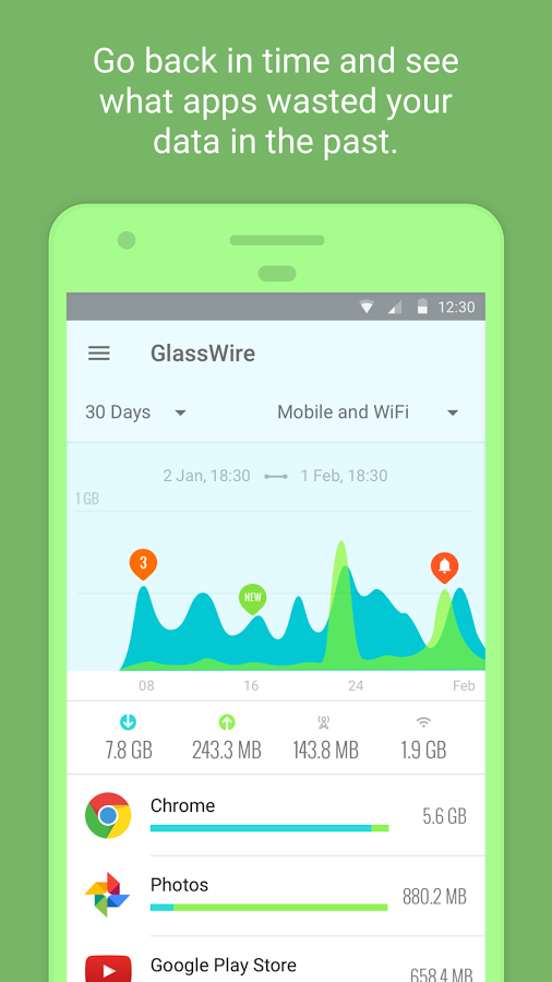 GlassWire Mobile gallery image